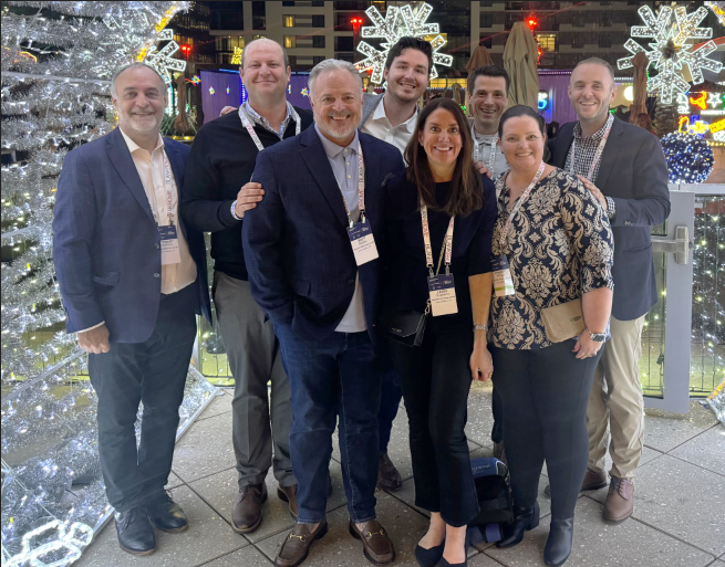 Group of employees at a conference