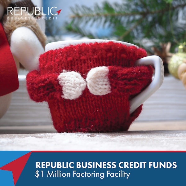 Republic Business Credit Supports Growth of Drink Accessory Manufacturer with $1 Million Factoring Facility