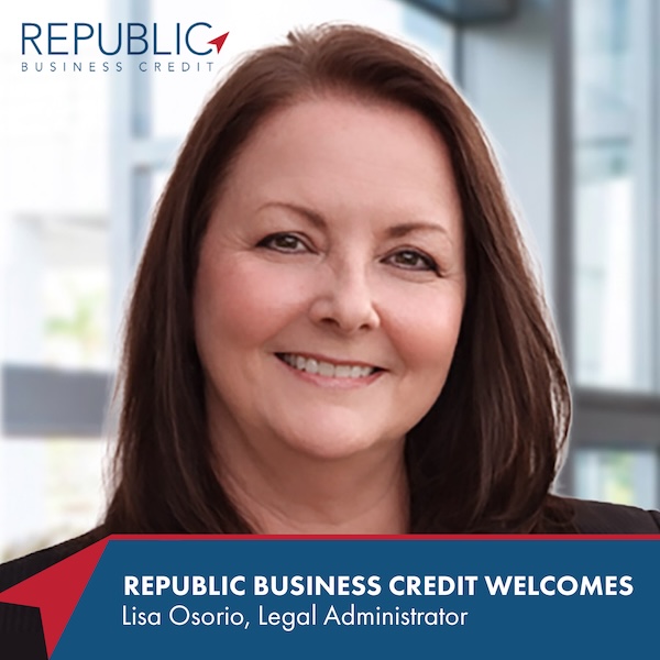 Lisa Osorio Joins Republic Business Credit as Legal Administrator